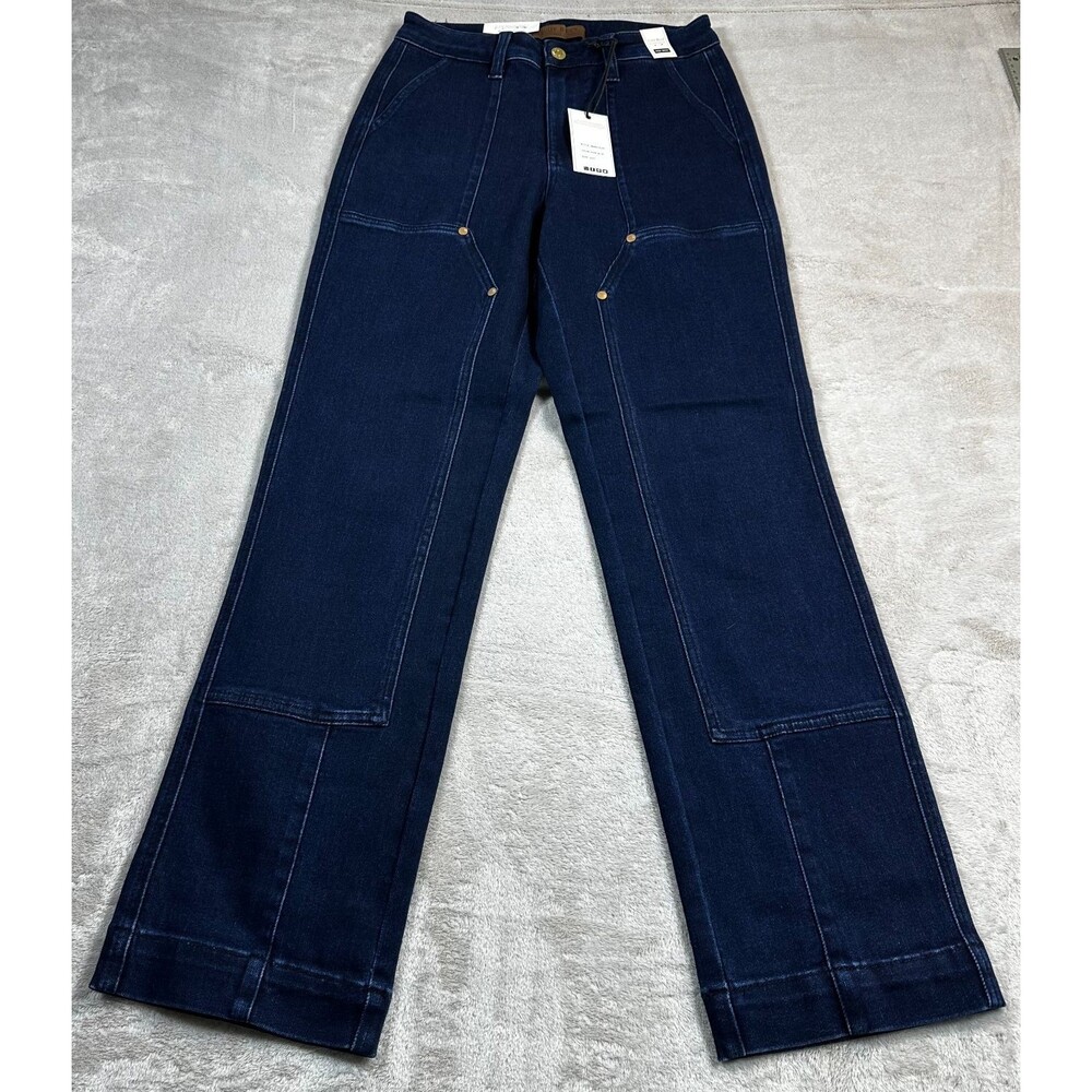 NWT Judy Blue Dark Wash Carpenter Wide Leg Jeans Size 5/27